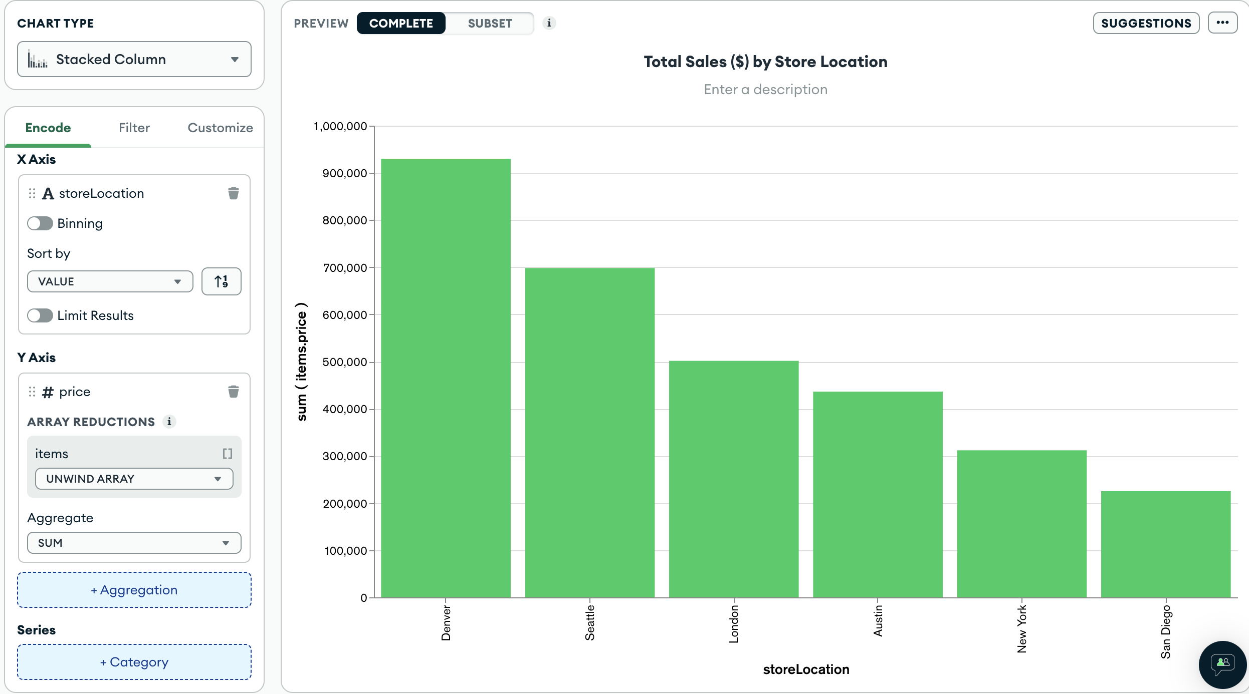 Stacked Bar Chart Builder